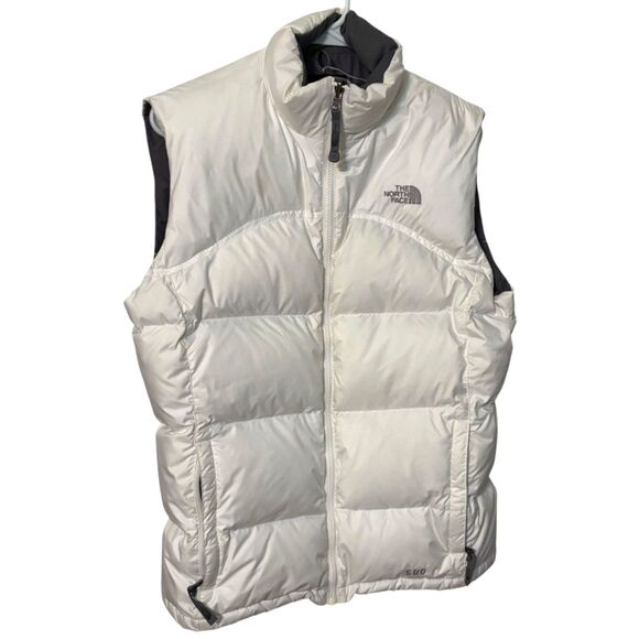 The North Face Other - The North Face 550 Down Puffer Vest White Girls XL Youth Goose Down